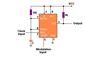 Ne555 salida de pulso módulo ondas rectángulo multivibrator 3ma de ralentí electricidad 